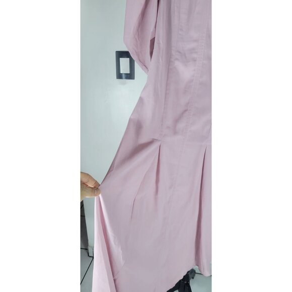 Anthropologie Chic Pink Knee Lenght Puff Sleeve Dress Size 00 NWT - Picture 3 of 16